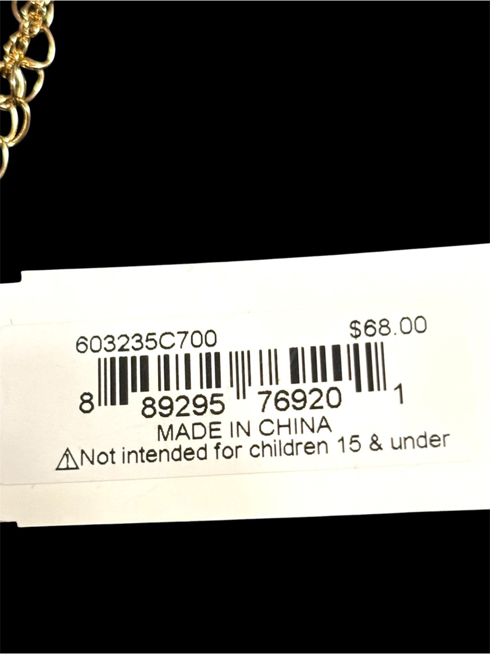 NWT•Betsey Johnson Yellow Enamel Pencil Pendant Long Necklace - Picture 7 of 7
